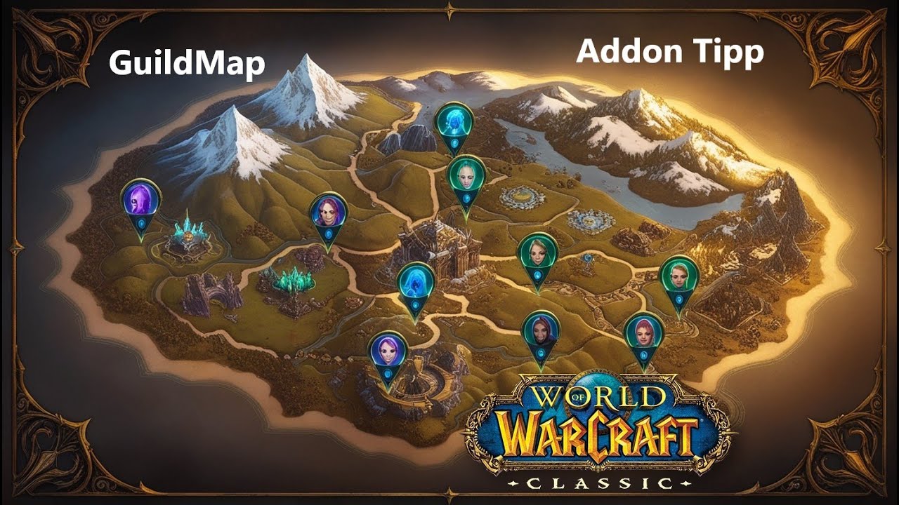 WoW Classic - 🗺️ GuildMap 🗺️Seht auf der Map wo sich die ...