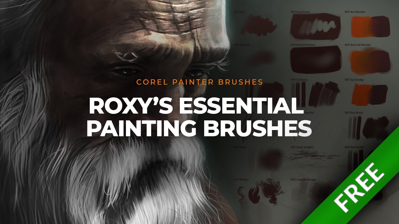 New Free Brush Pack for Corel Painter