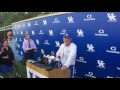 Kentucky football OC Eddie Gran says Cats putting loss behind them