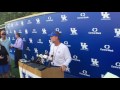 Kentucky football OC Eddie Gran says Cats putting loss behind them