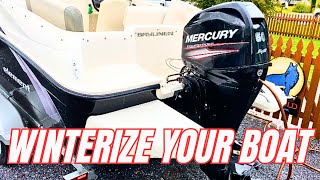 HOW TO WINTERIZE An Outboard Boat Engine - Mercury Marine Boat Winterization