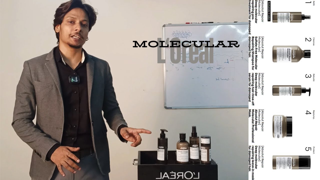 absolut repair molecular || How to use molecular treatment by loreal || what is loreal molecular