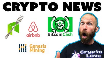 NEO Fork | End of Bcash | Airbnb Crypto | Genesis Mining Contracts
