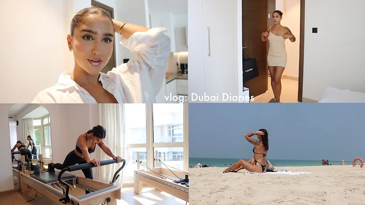 weekly vlog living in Dubai  pilates class, vintag...