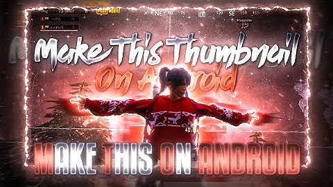 Make This Amazing Pubg Mobile Montage Thumbnail On Android | How to Make Thumbnail Like Lost Boy