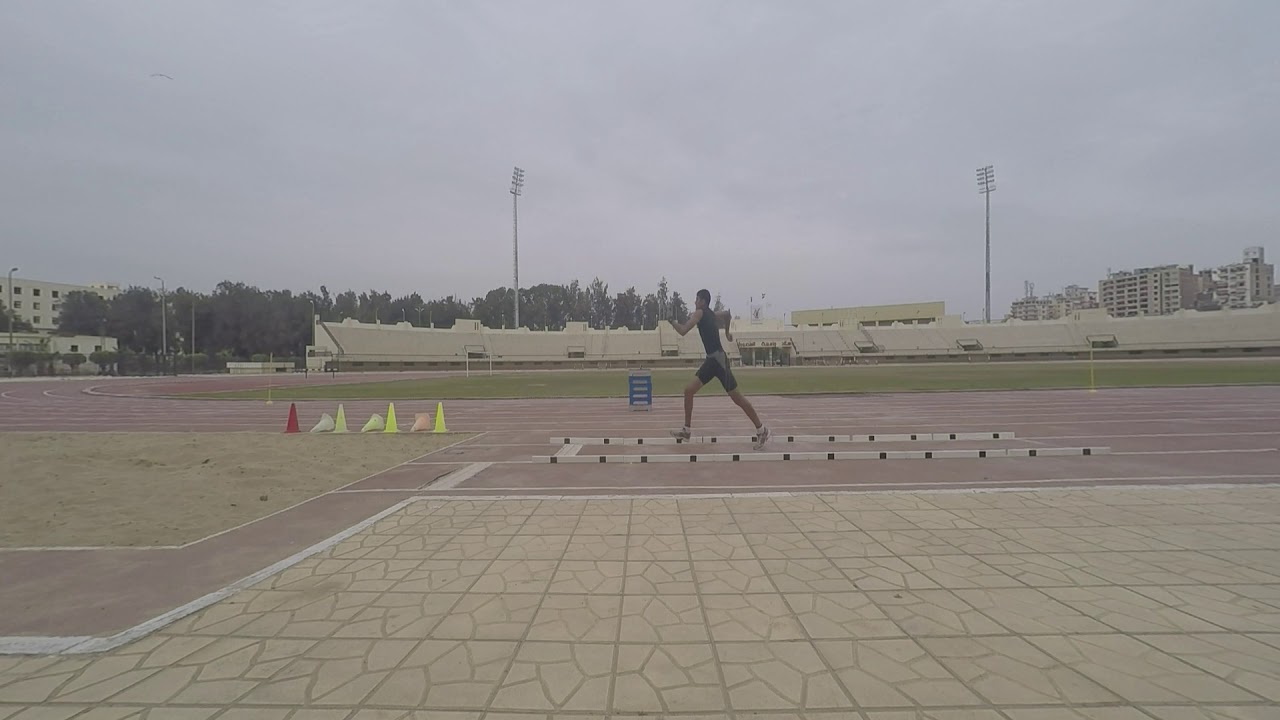 الوثبه الثلاثيه بالتصويرالبطيئ Triple jump with slow motion YouTube