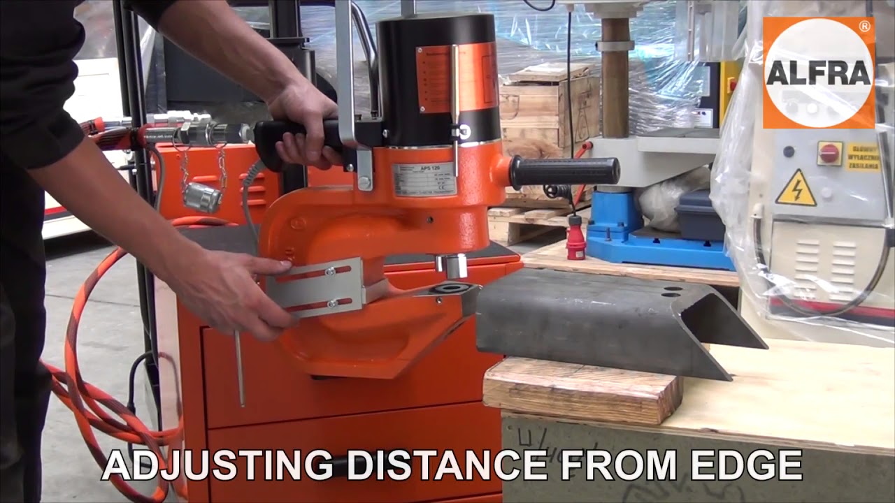 ALFRA APS 120 Hydraulic Punching Unit with Pump SC 17 and Service Boy