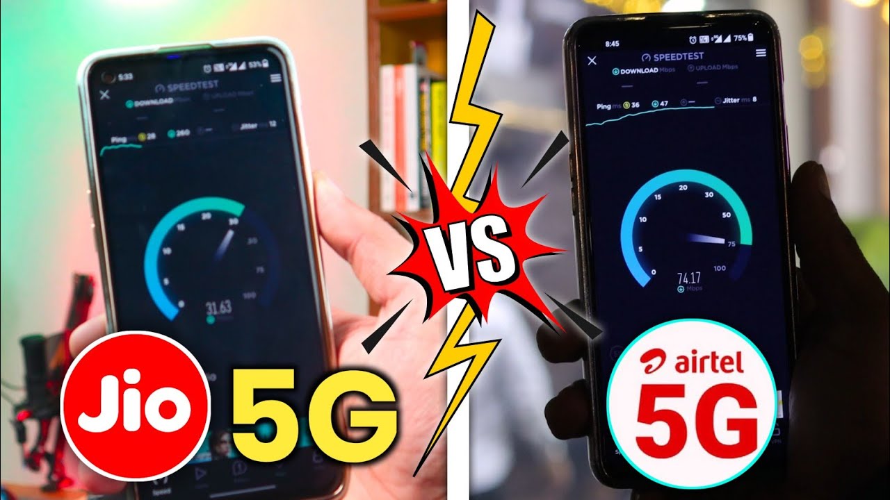 I Tested - Jio 5g Vs Airtel 5g Speed - YouTube