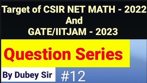 @DkMathTutorial#SolutionOfCSIRNET30Nov2020#LinearAlgebraPartC#TargetCSIRNET2022#TargetGate2023