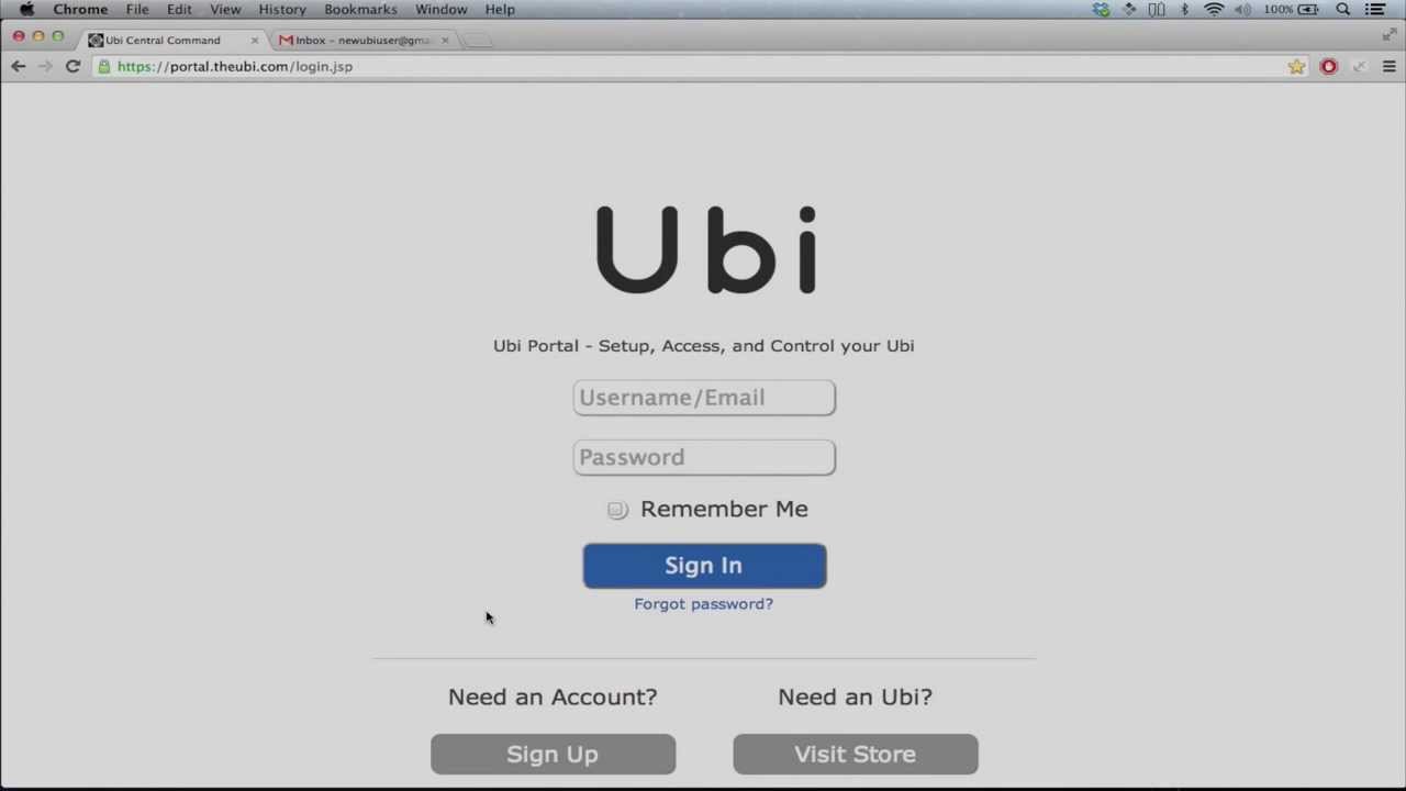 Creating an Ubi Portal Account - YouTube
