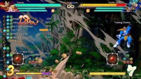 DBFZ Vegeta Base Blockstring BnB #1