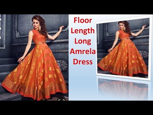 full anarkali gown