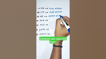 Full forms of CM|PM|MP|MLA|MLC|MPTC|ZPTC|#shortvideo #shortsfeed