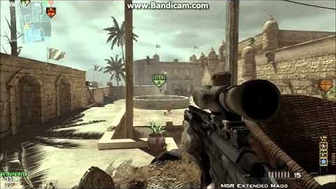 MW3 SNIPER RAMPAGE! 14 KILLSTREAK!