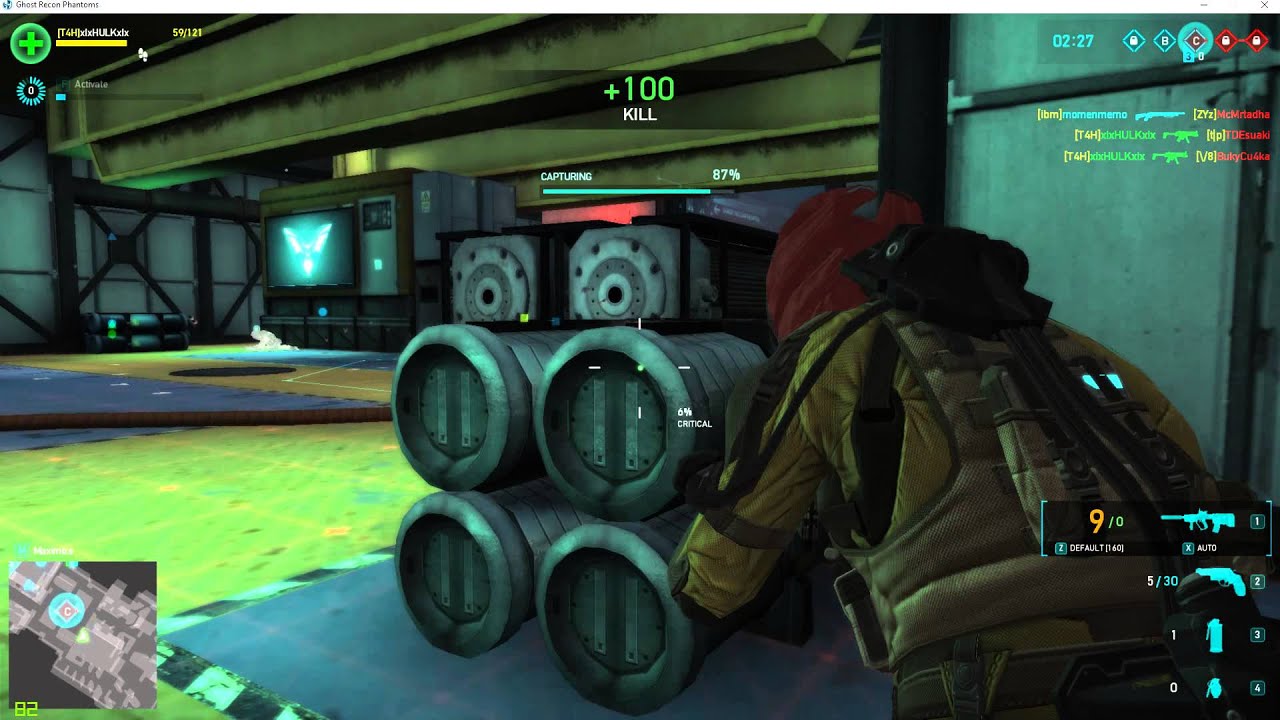 Ghost Recon Phantoms - 100 kills on TOMSK