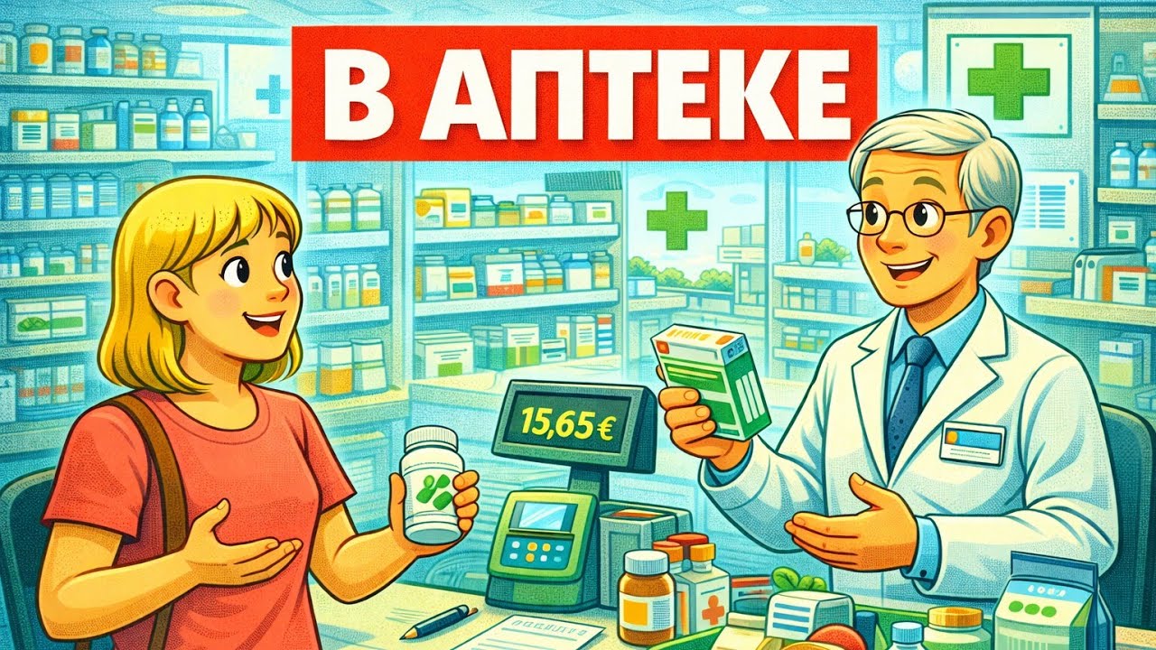Урок 43. В аптеке. Немецкий с удовольствием.