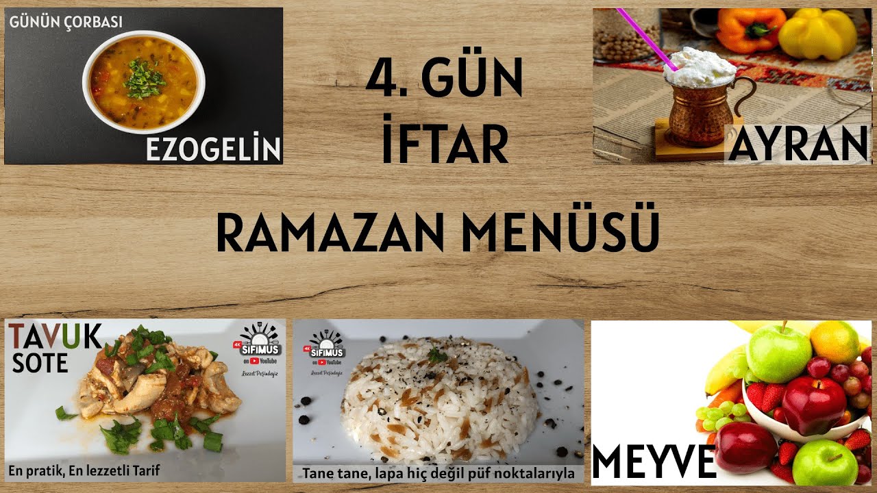 2021 RAMAZAN İFTAR MENÜSÜ ÖNERİSİ  (30 günlük) ✔ #4.Gün YEMEK TARİFLERİ