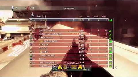 289 Kill Infected Game on Terminal Mw3 Map Pack 7