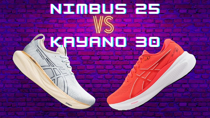 Đánh giá asics nimbus vs kayano