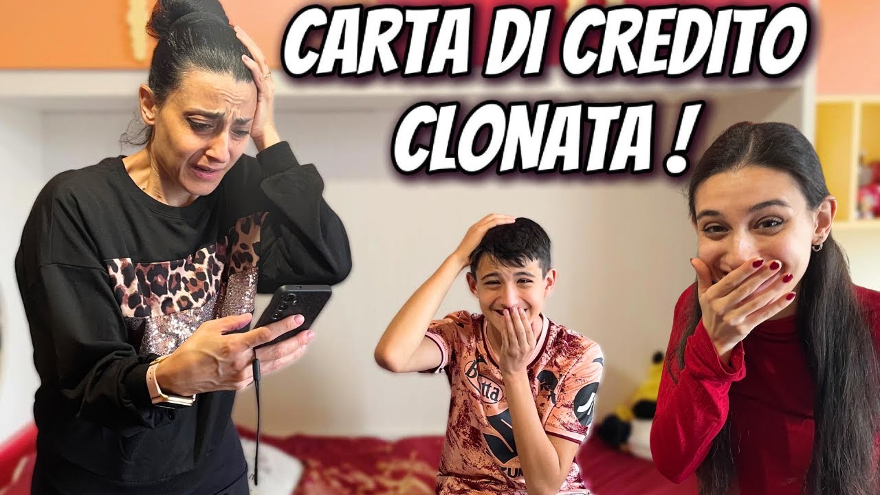 CARTA DI CREDITO CLONATA ! SCHERZO A MAMMA / tina e pippo review