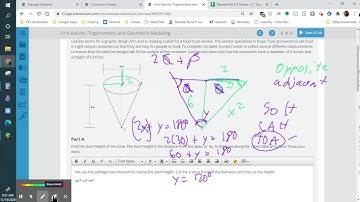 Unit Activity: Trigonometry and Geometric Modeling| Geonetry Unit 5