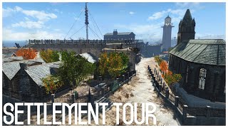 Fallout 4 Settlement Tour #1 | The Castle | CN Games
