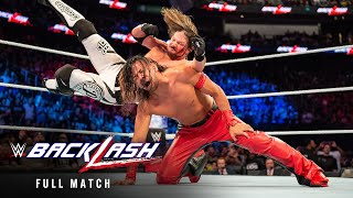 FULL MATCH: AJ Styles vs. Shinsuke Nakamura – WWE Title No Disqualification Match: WWE Backlash 2018