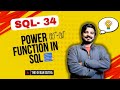 34. Discover the Power of the POWER() Function in SQL – A Game-Changer for Complex Calculations!