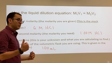 Dilution video 1 Introduction to dilutions