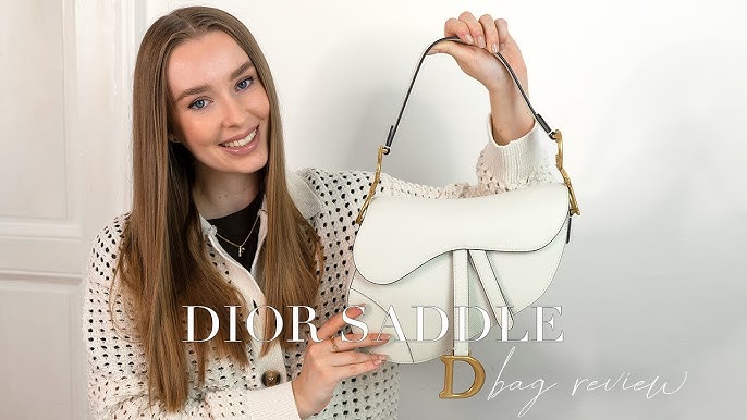 My First Dior!! Vintage Saddle Bag- Unboxing, first impressions, comparison  w/ Pochette Accessories💕 