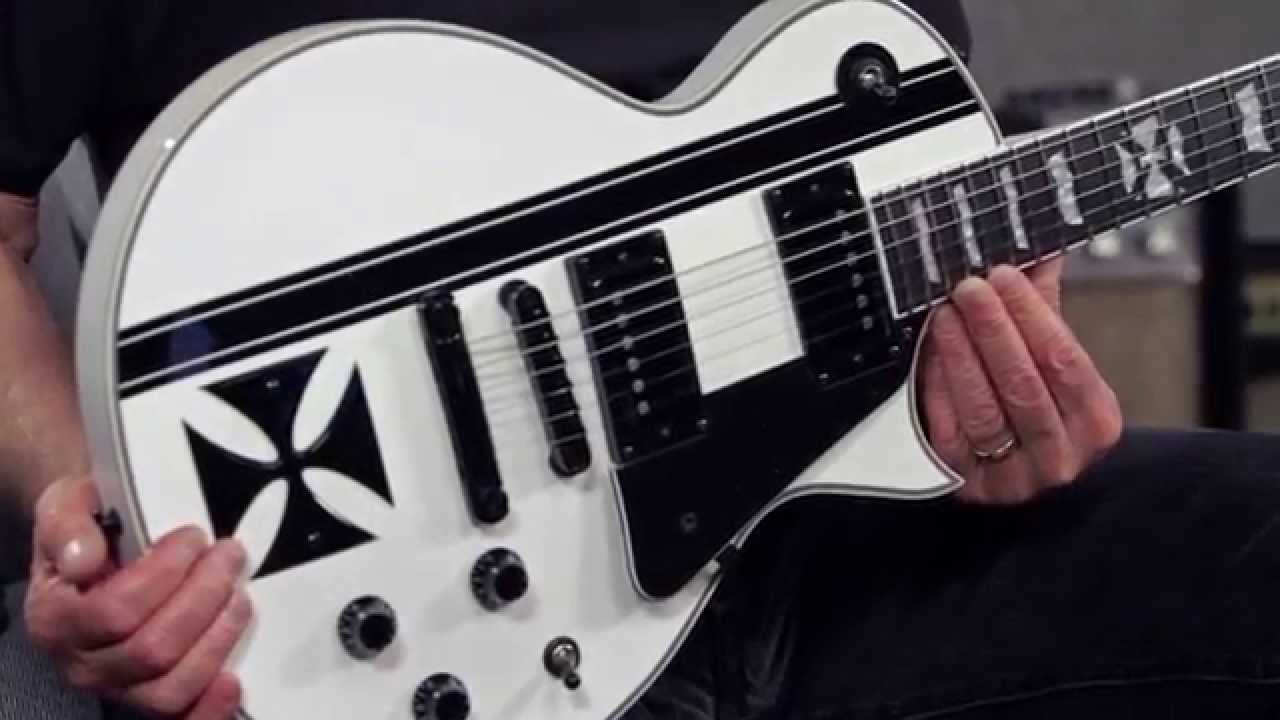 Product Spotlight Esp Ltd James Hetfield Signature Iron Cross Electric Guitar Youtube