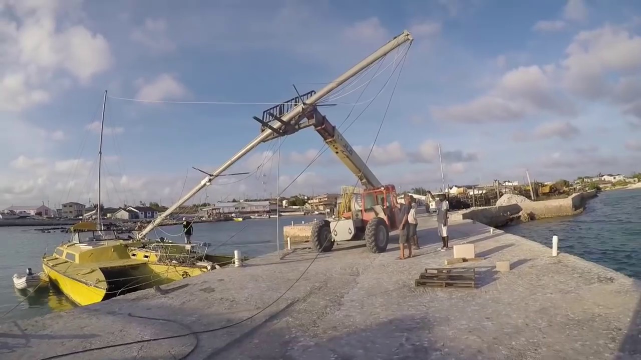 How to Raise a Fallen Mast for $70 in the Turks & Caicos Ep 44