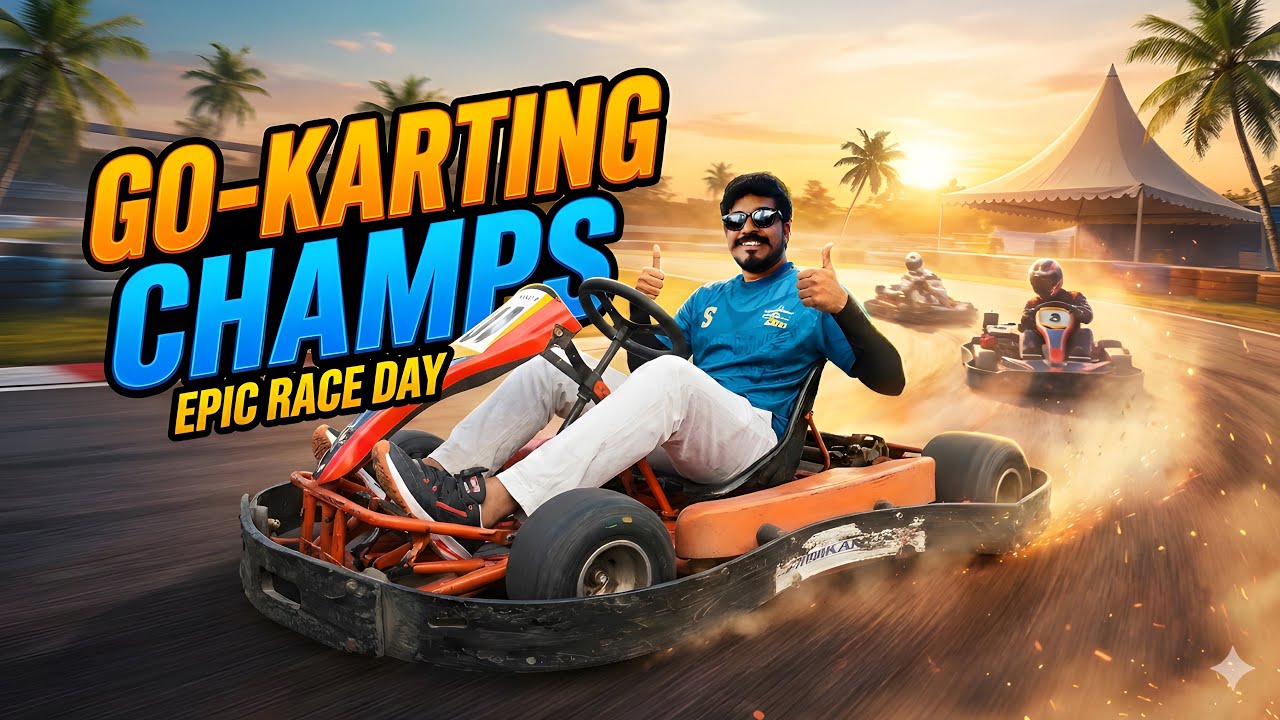 First Time Go-Karting, First Time on Track 🏁Fear off, helmet on,! Go-Karting =Pure Thrill पहिलाच lap