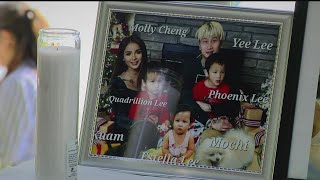 Family, community members gather for vigil honoring Lee family