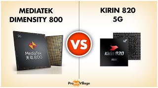 Hisilicon Kirin 820 vs Mediatek Dimensity 800  | Which is better? | Dimensity 800 vs Kirin 820