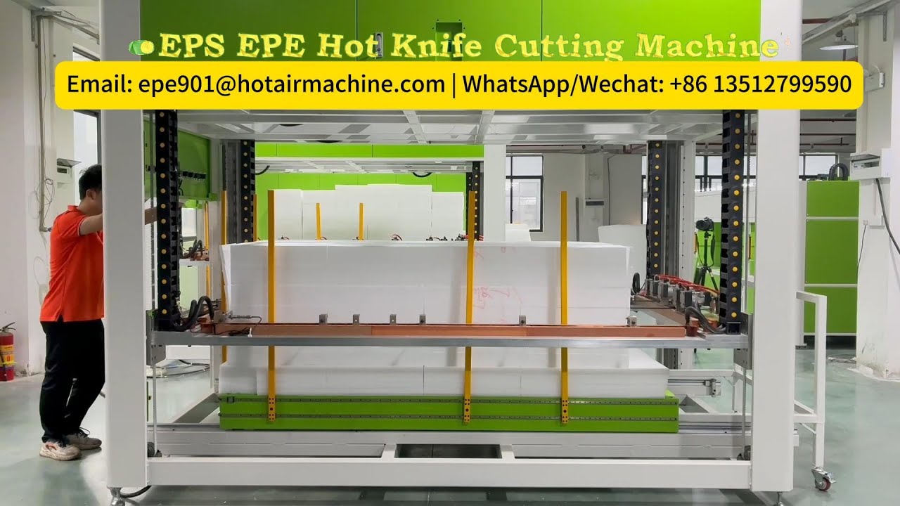 EPS EPE Hot Knife Cutting Machine – Clean Cut, No Burrs