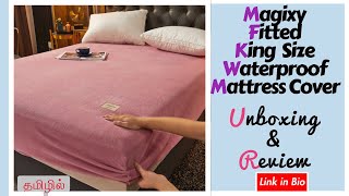 Waterproof Mattress Cover Unboxing & Review in தமிழில் |#magixy #mattress #cover #bedcover #tamil by Retriever Glitz 465 views 9 months ago 2 minutes, 10 seconds