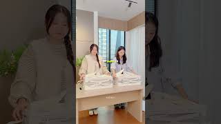 Ternyata ada juga loh cara nyimpen baju serapi ini…