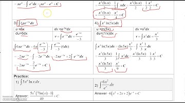 Business Calculus 5 6 Integration By Parts