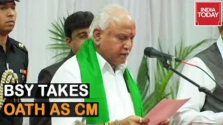 BS Yeddyurappa Takes Oath As Chief Minister Of Karnataka