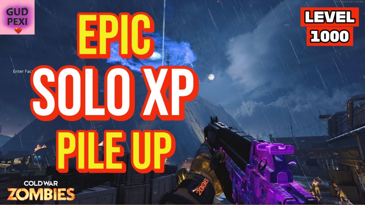💝EPIC SOLO XP PILE UP GLITCH💝 in COLD WAR ZOMBIES!