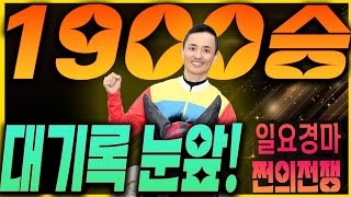 1900승 대기록 눈앞!! 문세영 !! 일요 쩐의전쟁 이정원  예상방송 ✔ 03-03 일요 서울 부산 경마 예상