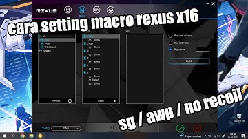 Cara setting macro rexus xierra x16 | Pb zepetto
