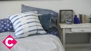 How to make a shibori dip-dye pillow cover