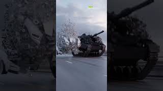 AI Tank on the Highway 😱 Future War Machine #shorts