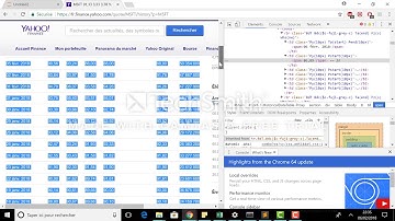 [Video 1] Scraping DATA from an ONLINE Stock Market web Site