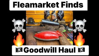 Treasure Hunting:Flea Market Finds & Goodwill Haul Featuring Vintage Toys, Wooden Boxes old hatchets