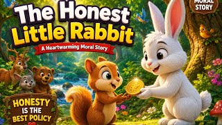 The Honest Little Rabbit 🐰 | Heartwarming Moral Story for Kids | Honesty is the Best Policy
