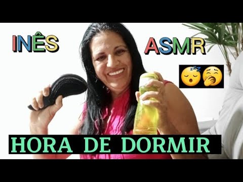Asmr- Sons de água + sons de escovando os cabelos 😴🥱
