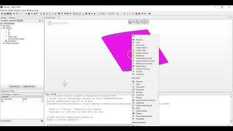 Freeform modeling in Simcenter STAR CCM+ for CAD surface deformation